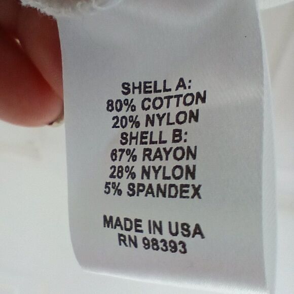 Kate & Mallory Ivory‎ Lace Zip Jacket Sheer Floral Long Sleeve Blazer Women’s L - Picture 10 of 10